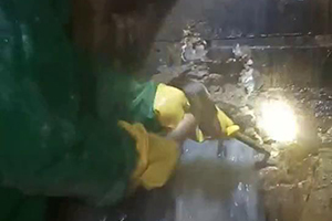 大理消防水池堵漏施工视频