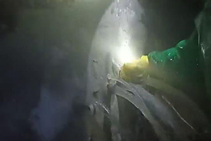 大理消防水池堵漏现场
